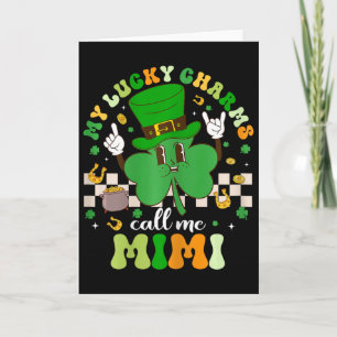 Groovy My Lucky Charms Noemt Me Mimi St Patricks D Kaart
