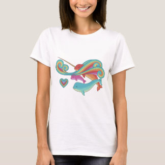 Groovy Narwhal Family T-shirt