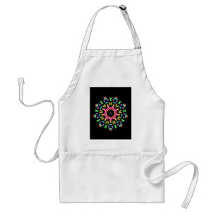 Groovy neon standaard schort