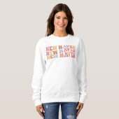 Groovy New Haven Sweatshirt van @SupNewHaven (Voorkant volledig)