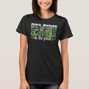 Groovy NICU Nurse St. Patrick's Day NICU Nursing S T-shirt