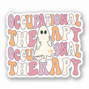 Groovy Occupational Therapy Therapy Halloween OT Sticker