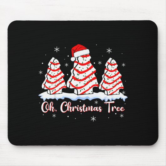 Groovy Oh Christmas Tree Cakes Debbie Beckey Jen C Muismat (Voorkant)