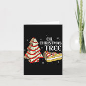 Groovy Oh Christmas Tree Cakes Debbie Becky Jen Ca Kaart (Voorkant)