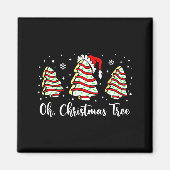 Groovy Oh Christmas Tree Cakes Debbie Becky Jen Ca Magneet (Voorkant)