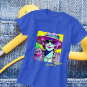 Groovy Oma Retro Flower Power  Hippie T-shirt