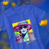 Groovy Oma Retro Flower Power  Hippie T-shirt