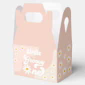 Groovy One 1e verjaardag Boho Retro Daisy Bedankdoosjes (Geopend)