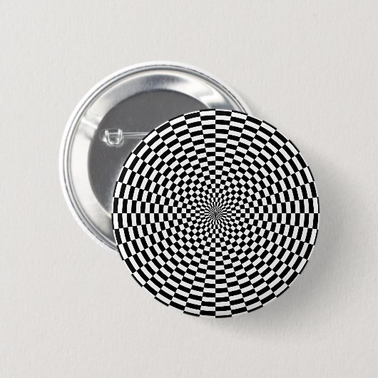 Groovy Op Art Button (Voorkant /achterkant)