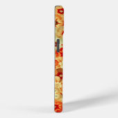 Groovy Oranje Hippie Flowers Patroon Case-Mate iPhone Case (Achterkant / Rechts)