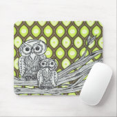 Groovy Owls Mousepad Muismat (Met muis)
