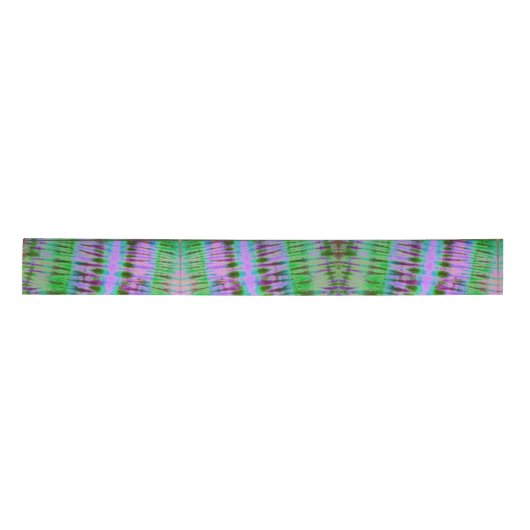 Groovy Paars en Green Tie Dye Ribbon Lint (Voorkant)