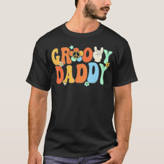 Groovy papa bijpassende familie 1e verjaardag deel t-shirt