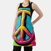 Groovy Peace Flower Power Schort (Insitu)