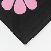 Groovy Peace Out Seven I'm 8 Years Old 8th Birthda Fleece Deken (Hoek)