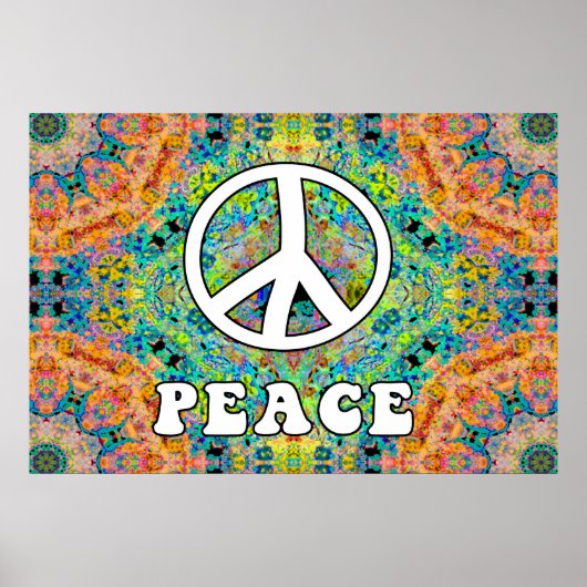 Groovy Peace Poster (Voorkant)