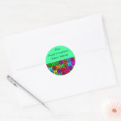 Groovy Peace tekent Stickers (Envelop)