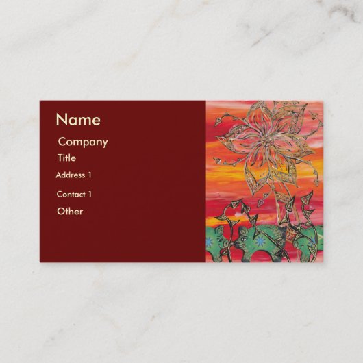 Groovy Pigs Visitekaartjes (Voorkant)