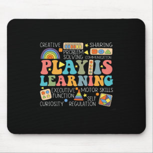 Groovy Play is leren kleuterleidster waardering Muismat