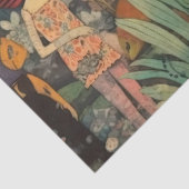 Groovy Pop cultuur onder het Zee collage decoupage Tissuepapier (Detail)