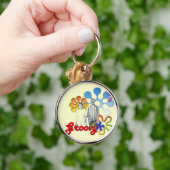 Groovy: Pop kunst Sleutelhanger (Hand)
