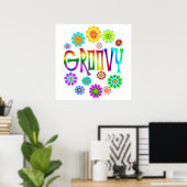 GROOVY POSTER (Thuiskantoor)