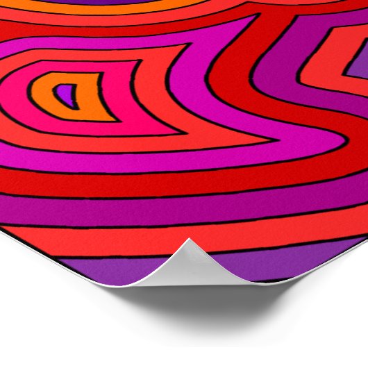Groovy Print (Hoek)