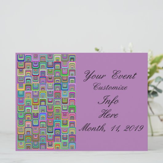 Groovy psychedelic hippie-stijl Thunder_Cove (Staand voorkant)