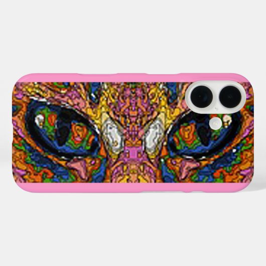 Groovy Psychedelic Kattenogen Case-Mate iPhone Case (Achterkant (horizontaal))
