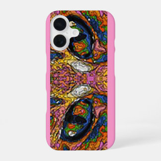 Groovy Psychedelic Kattenogen iPhone 16 Hoesje