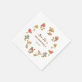 Groovy Psychedelic Mushroom Kids Verjaardag Servet (Hoek)