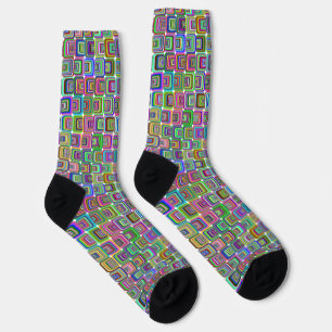 Groovy psychedelische hippie-stijl Thunder_Cove Sokken