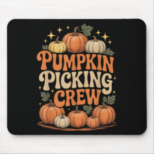 Groovy Pumpkin Cking Crew bijpassende familie herf Muismat