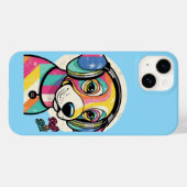 Groovy Puppy: een kleurrijke hond Case-Mate iPhone Case (Achterkant (horizontaal))