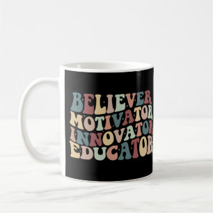 Groovy Quote Believer Motivator Informator Koffiemok