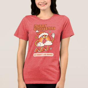 Groovy Rainbow Christmas - Wees helder en vrolijk Tri-Blend Shirt