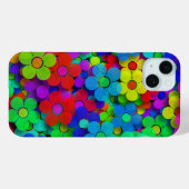 Groovy Rainbow Flowers Case-Mate iPhone Case (Achterkant (horizontaal))