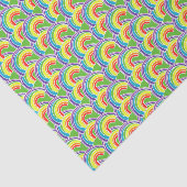 Groovy Rainbow Pattern Tissuepapier (Detail)