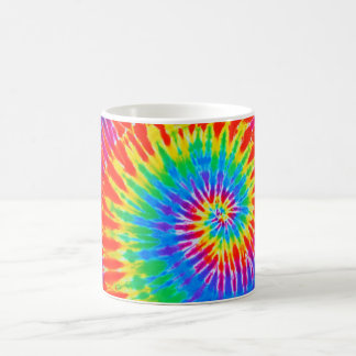 Groovy Rainbow Spiral Stropdas-Dye Mok