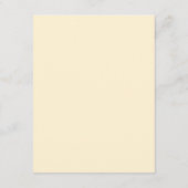 Groovy Regenboog jaren '70 Stijl Boho Daisy Bruilo Informatiekaartje (Achterkant)