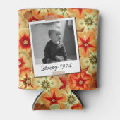 Groovy Retro 50e 60e verjaardag foto Blikjeskoeler (Voorkant)