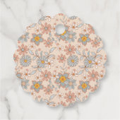 Groovy Retro 70s | Regenboog bedankt Bedankjes Labels (Achterkant)