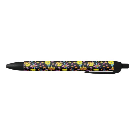 Groovy, retro 90, zwart zwarte inkt pen (Bodem)