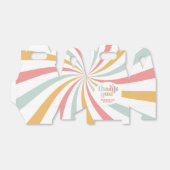 Groovy Retro Bedankt Bedankdoosjes (Uitgevouwen)