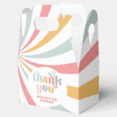 Groovy Retro Bedankt Bedankdoosjes (Geopend)