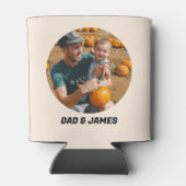 Groovy Retro Best Bonus Pap Ever Foto Fathers Day Blikjeskoeler (Achterkant)