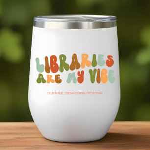 Groovy retro bibliotheken zijn mijn vibe, boek bib