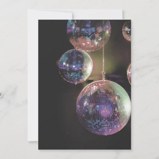 Groovy Retro Birthday Kaart (Achterkant)