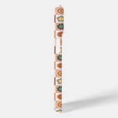Groovy Retro Bloem Geruit Case-Mate iPhone Case (Achterkant / Rechts)