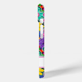 Groovy Retro Bloemstuk Persoonlijk Case-Mate iPhone Case (Achterkant / Links)